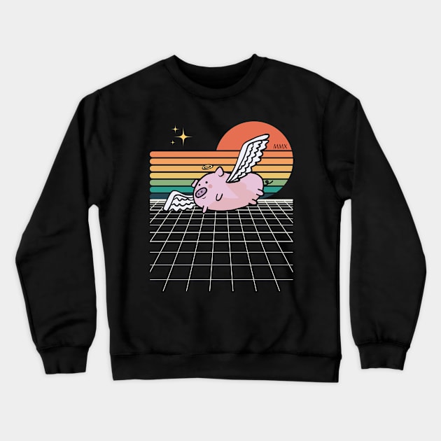 When Pigs Fly Crewneck Sweatshirt by AbsZeroPi